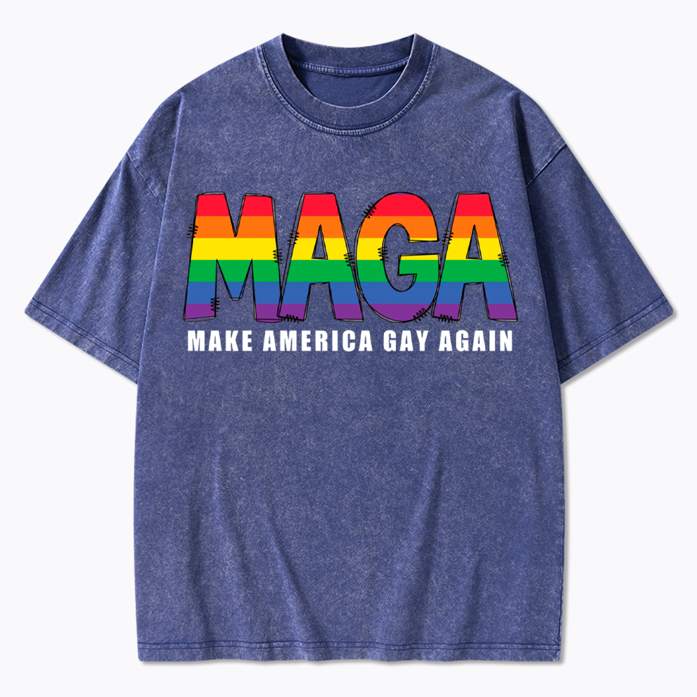 Make America Gay Again Washed T-Shirt