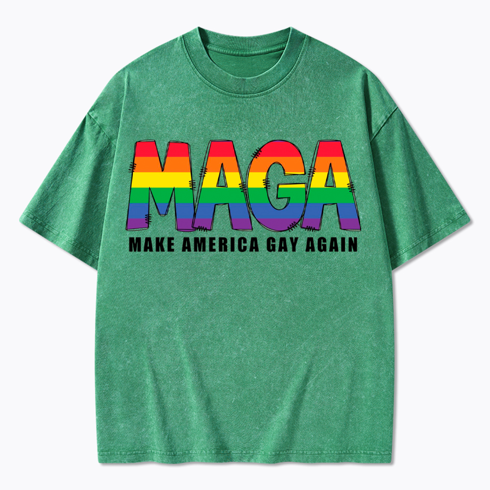 Make America Gay Again Washed T-Shirt