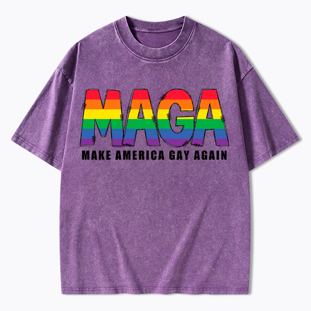 Make America Gay Again Washed T-Shirt