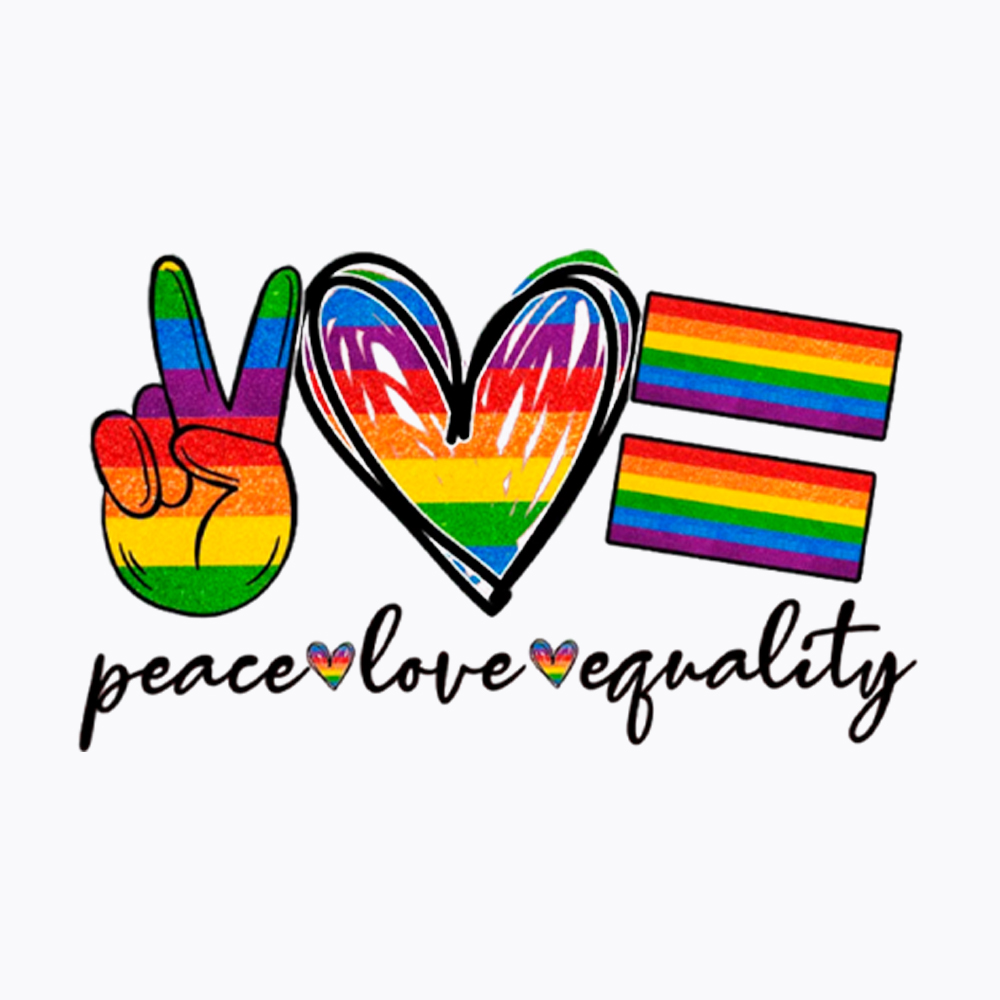 Peace Love Equality Washed T-Shirt