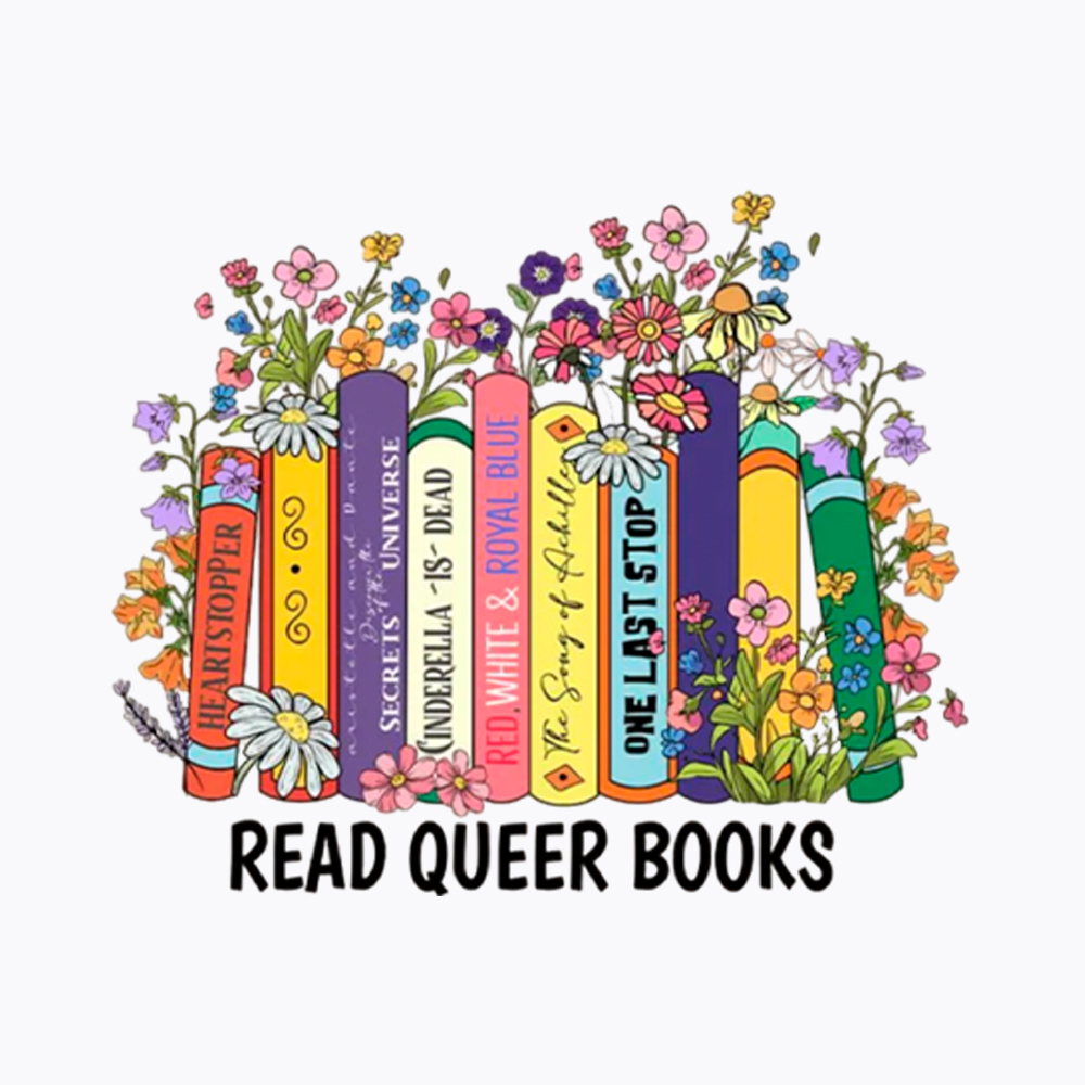 Read Queer Books Washed T-Shirt