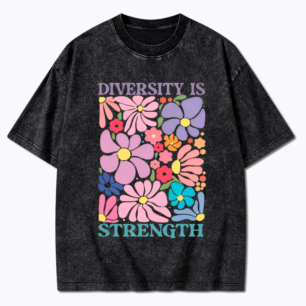 Diversity Is Strength Washed T-Shirt