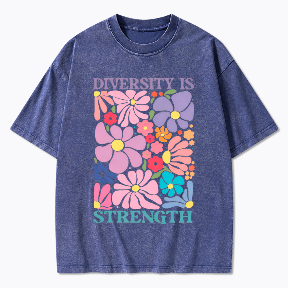 Diversity Is Strength Washed T-Shirt