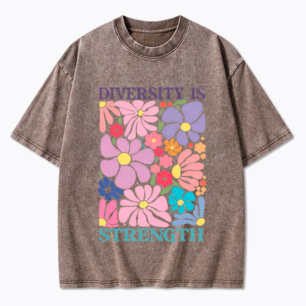 Diversity Is Strength Washed T-Shirt
