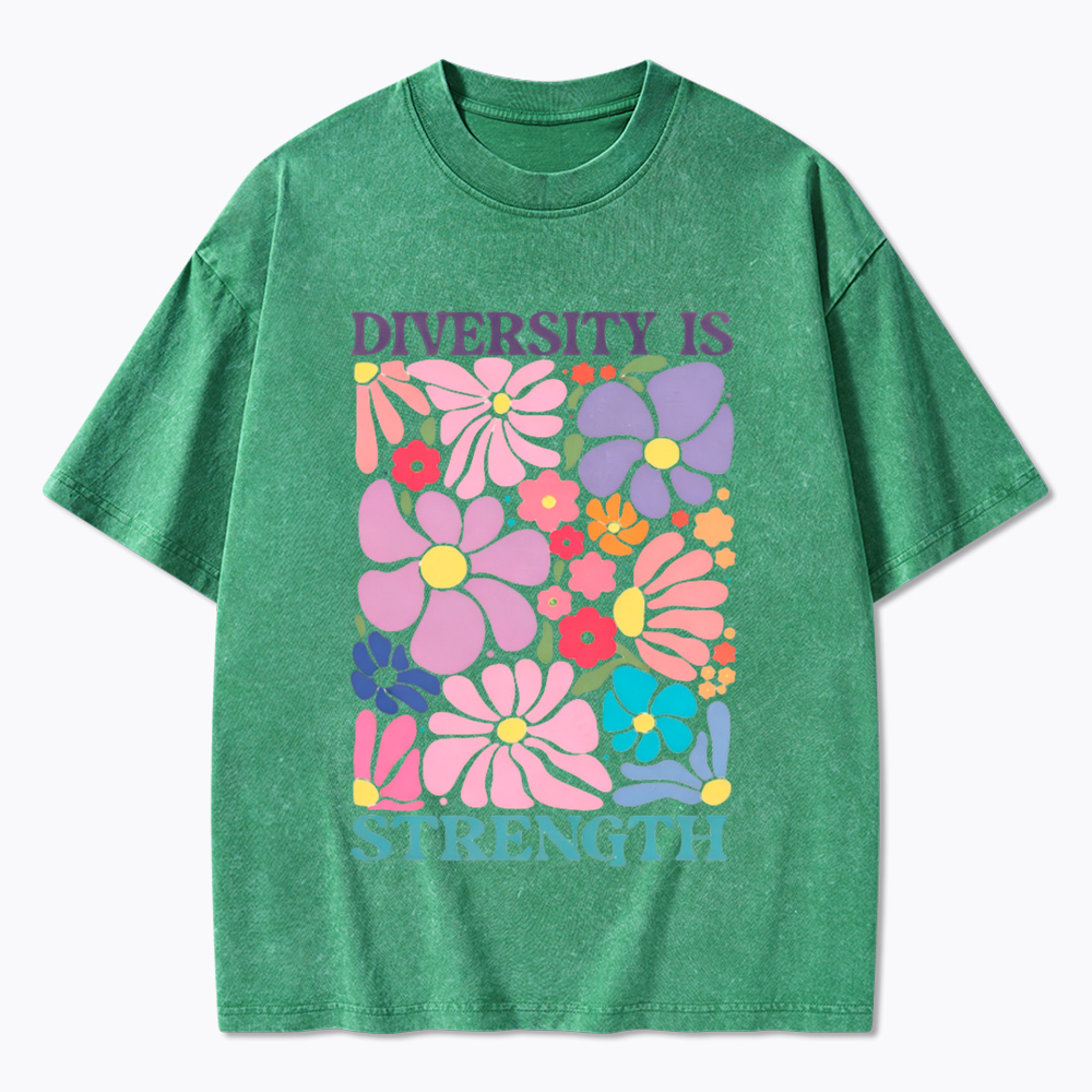 Diversity Is Strength Washed T-Shirt