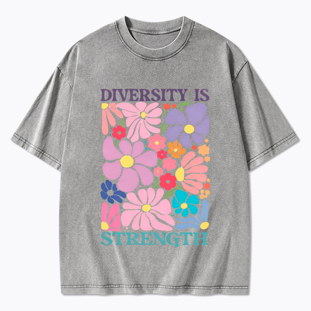Diversity Is Strength Washed T-Shirt