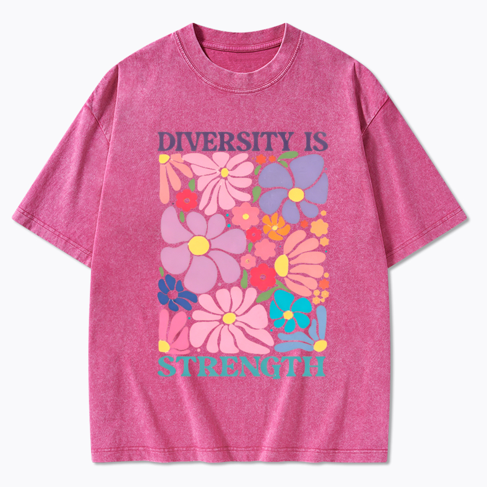 Diversity Is Strength Washed T-Shirt