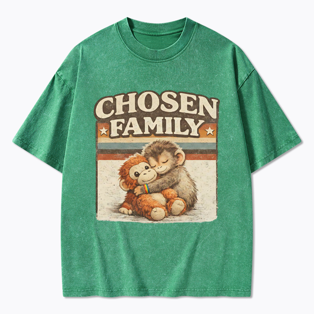 Punch The Monkey Shirt LGBTQ Washed T-Shirt
