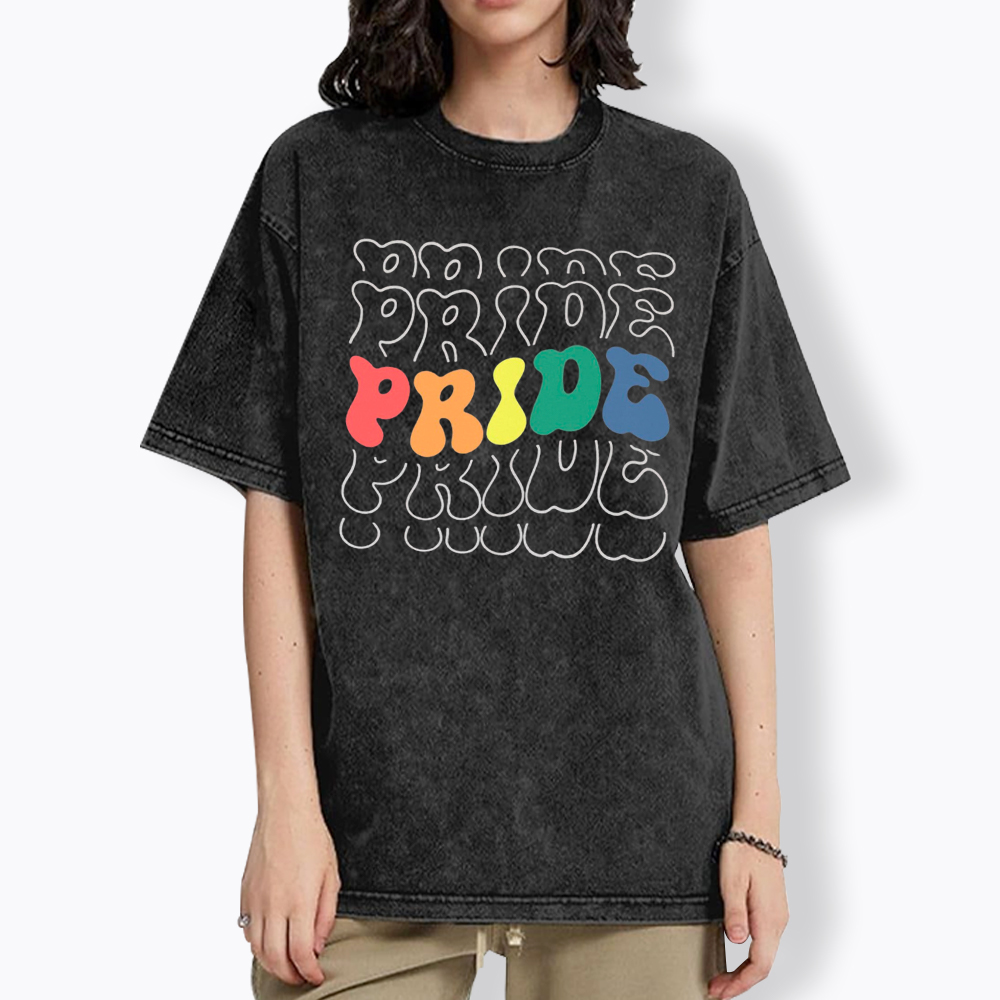 Pride Month LGBT Rights Washed T-Shirt