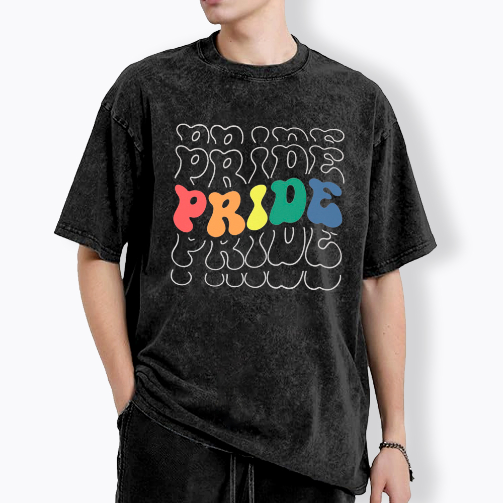 Pride Month LGBT Rights Washed T-Shirt