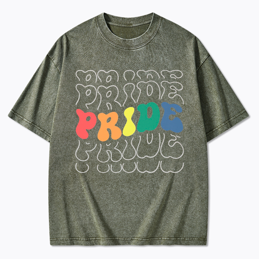 Pride Month LGBT Rights Washed T-Shirt