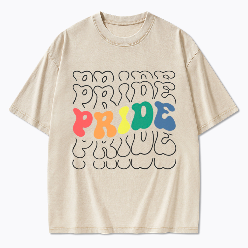 Pride Month LGBT Rights Washed T-Shirt