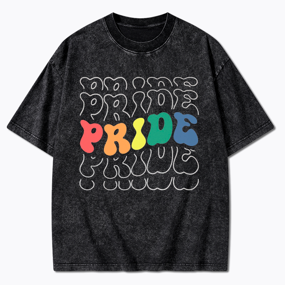 Pride Month LGBT Rights Washed T-Shirt
