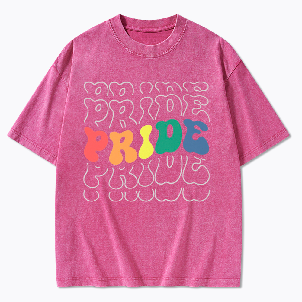 Pride Month LGBT Rights Washed T-Shirt