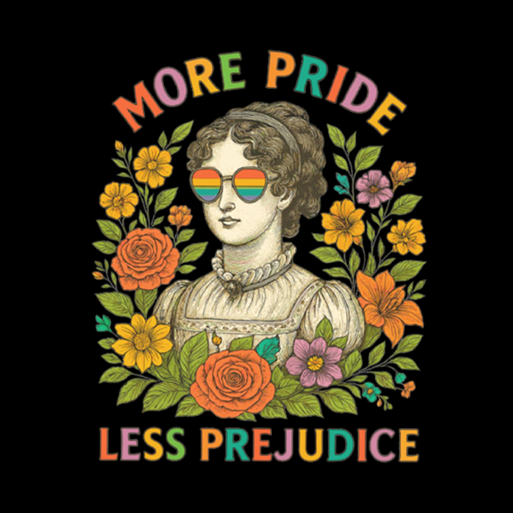 More Pride Less Prejudice Washed T-Shirt