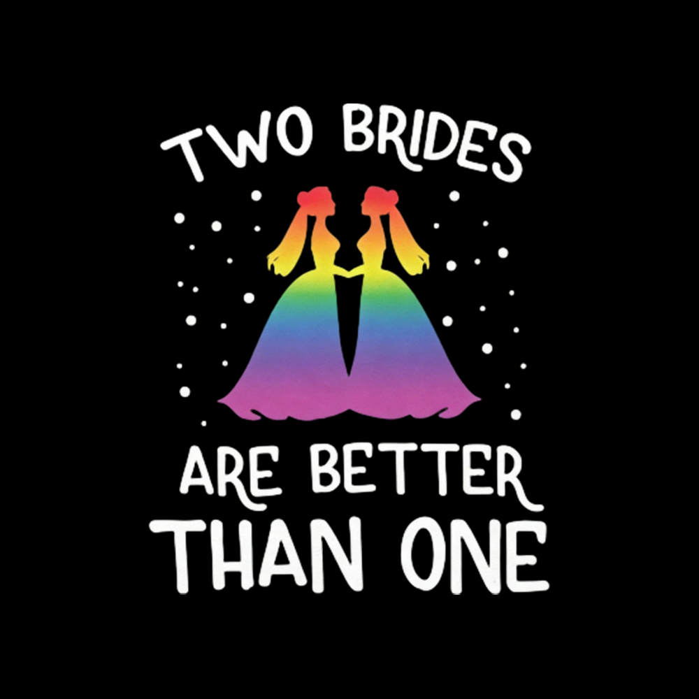 Two Brides Are Better Than One Cropped T-Shirt
