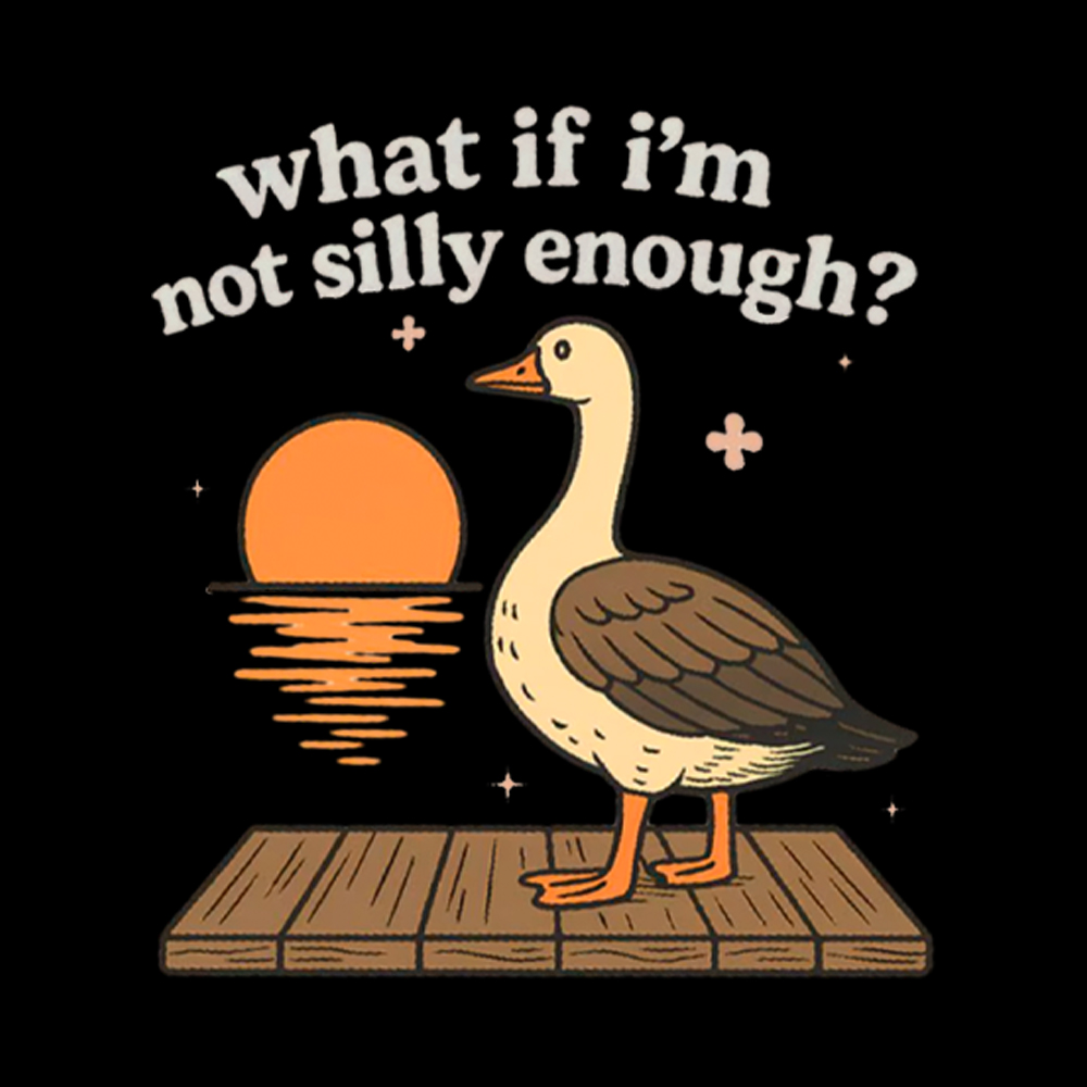 What If I'm Not Silly Enough Washed T-Shirt