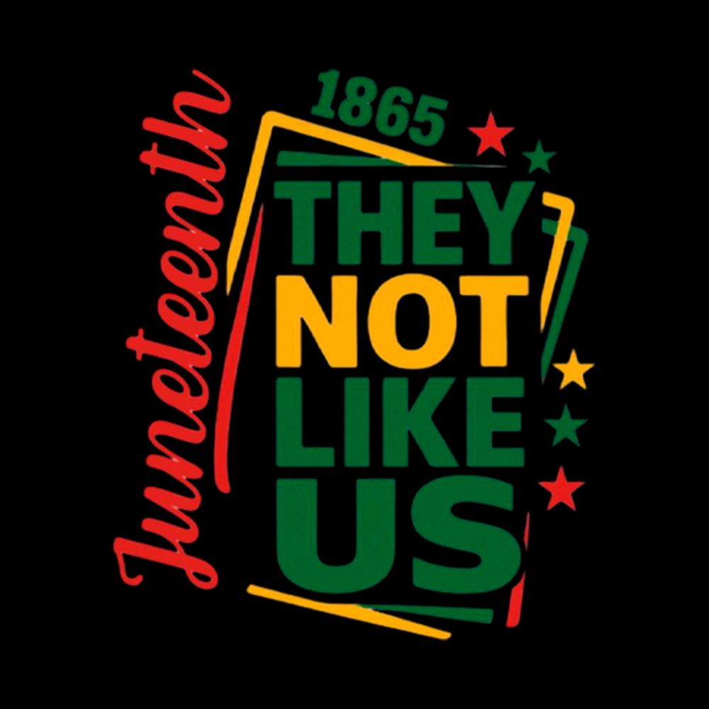 Juneteenth They Not Like Us Washed T-Shirt