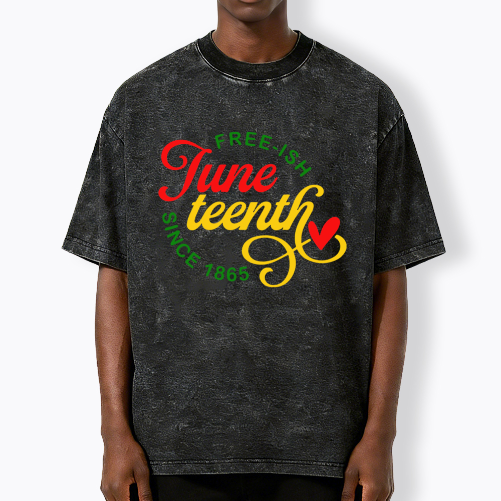 Freeish Juneteenth 1865 Washed T-Shirt