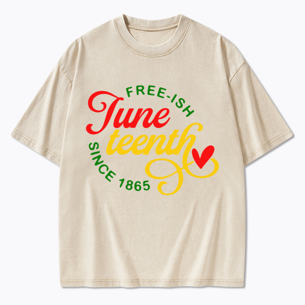 Freeish Juneteenth 1865 Washed T-Shirt