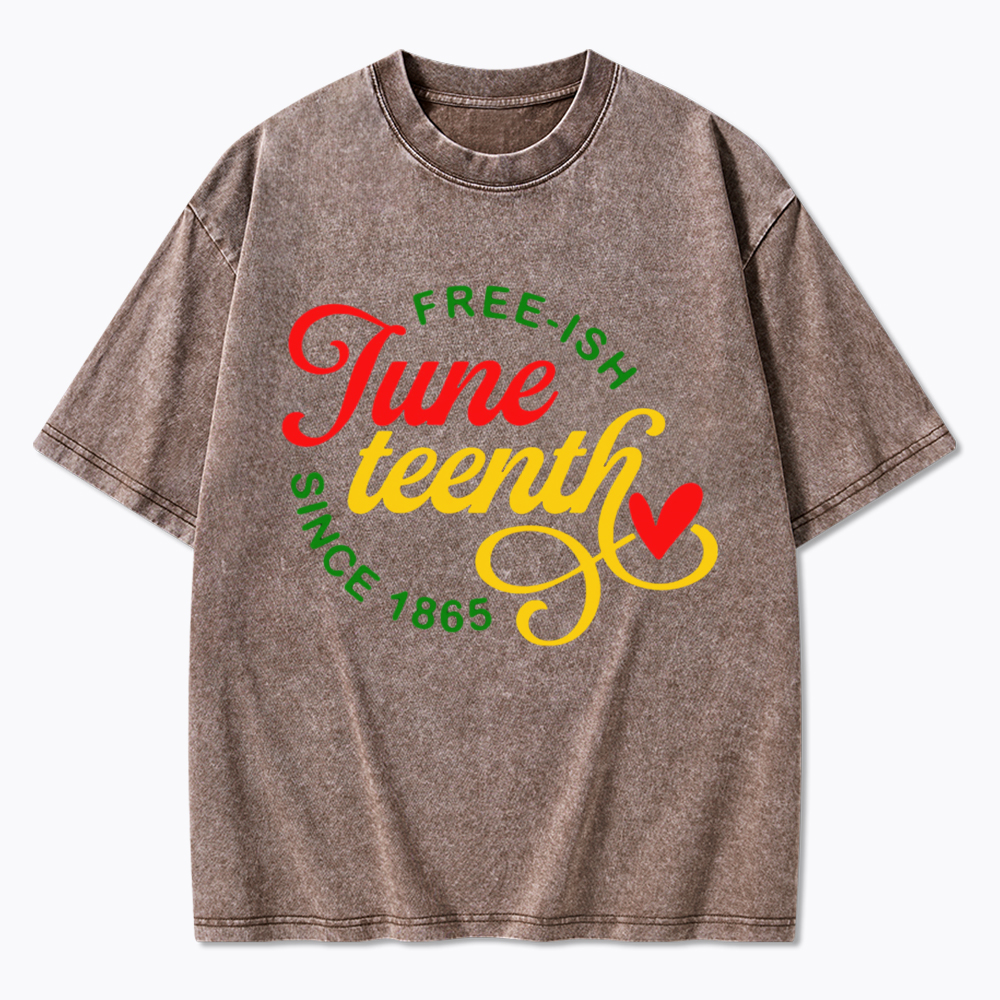 Freeish Juneteenth 1865 Washed T-Shirt