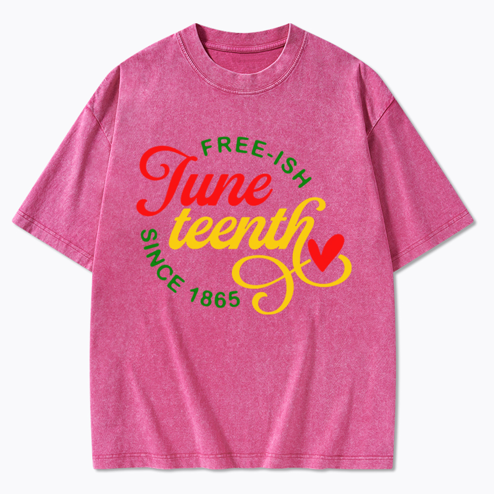 Freeish Juneteenth 1865 Washed T-Shirt