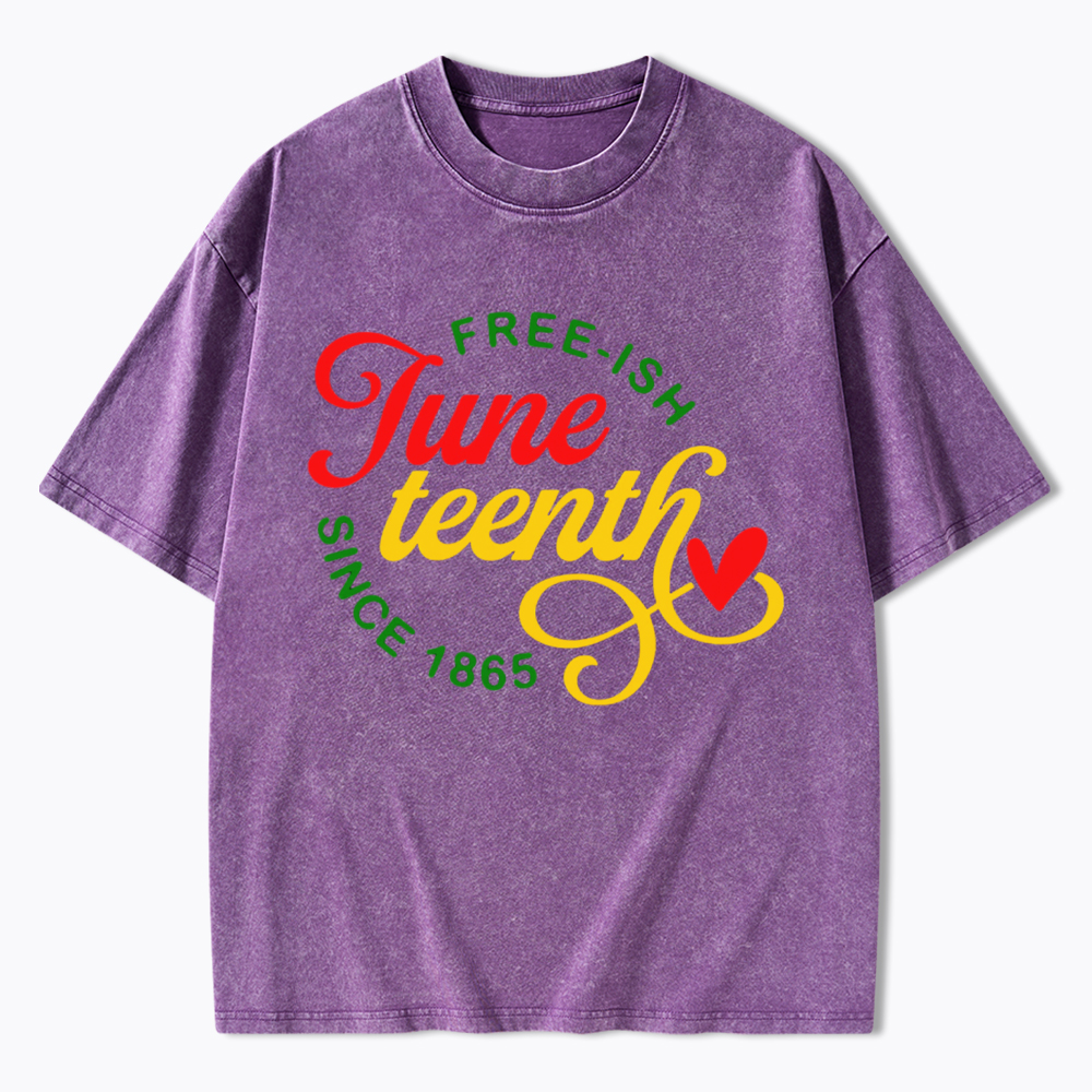 Freeish Juneteenth 1865 Washed T-Shirt