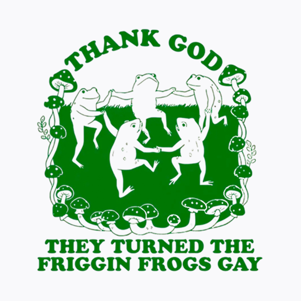 They Turned the Friggin Frogs Gay Washed T-Shirt