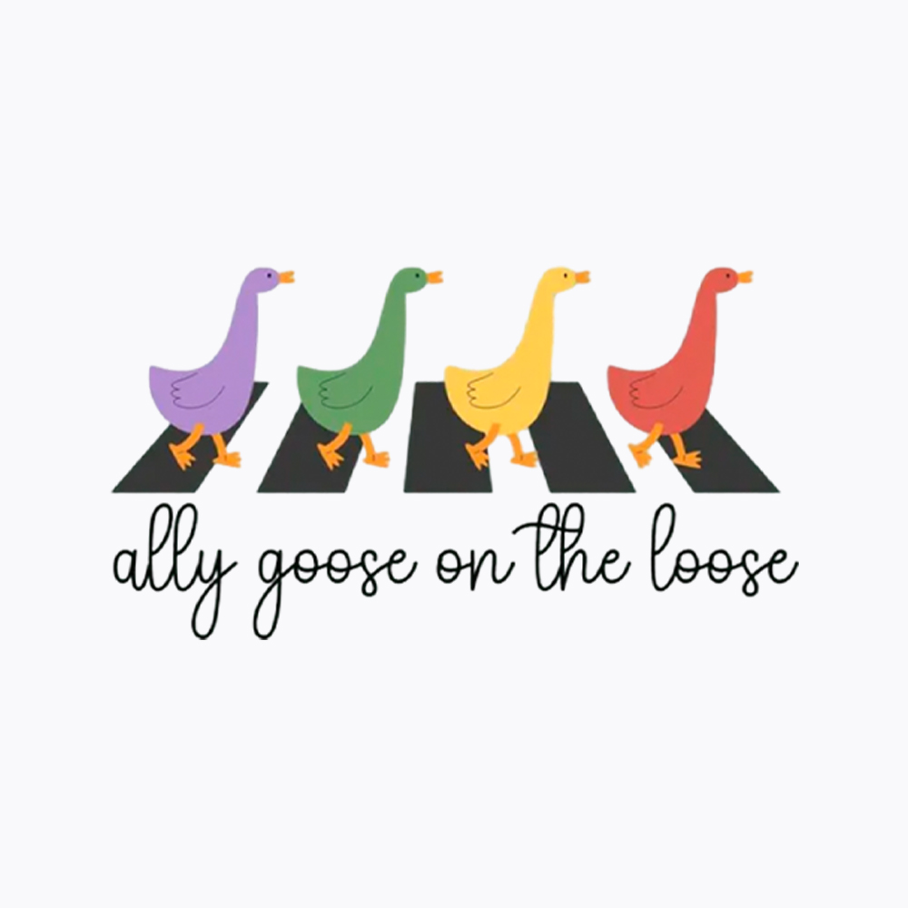 Abbey Road Goose LGBTQ Pride Washed T-Shirt