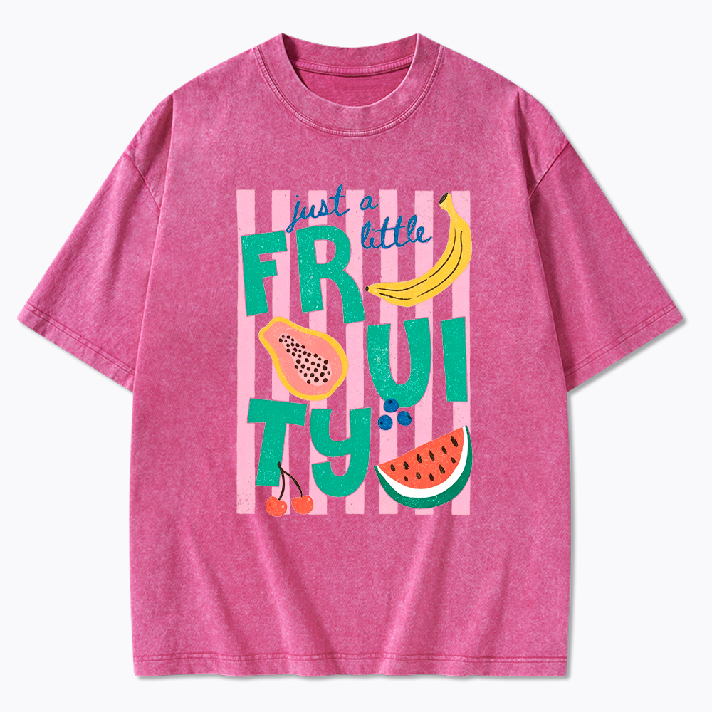 Just a Little Fruity Washed T-Shirt