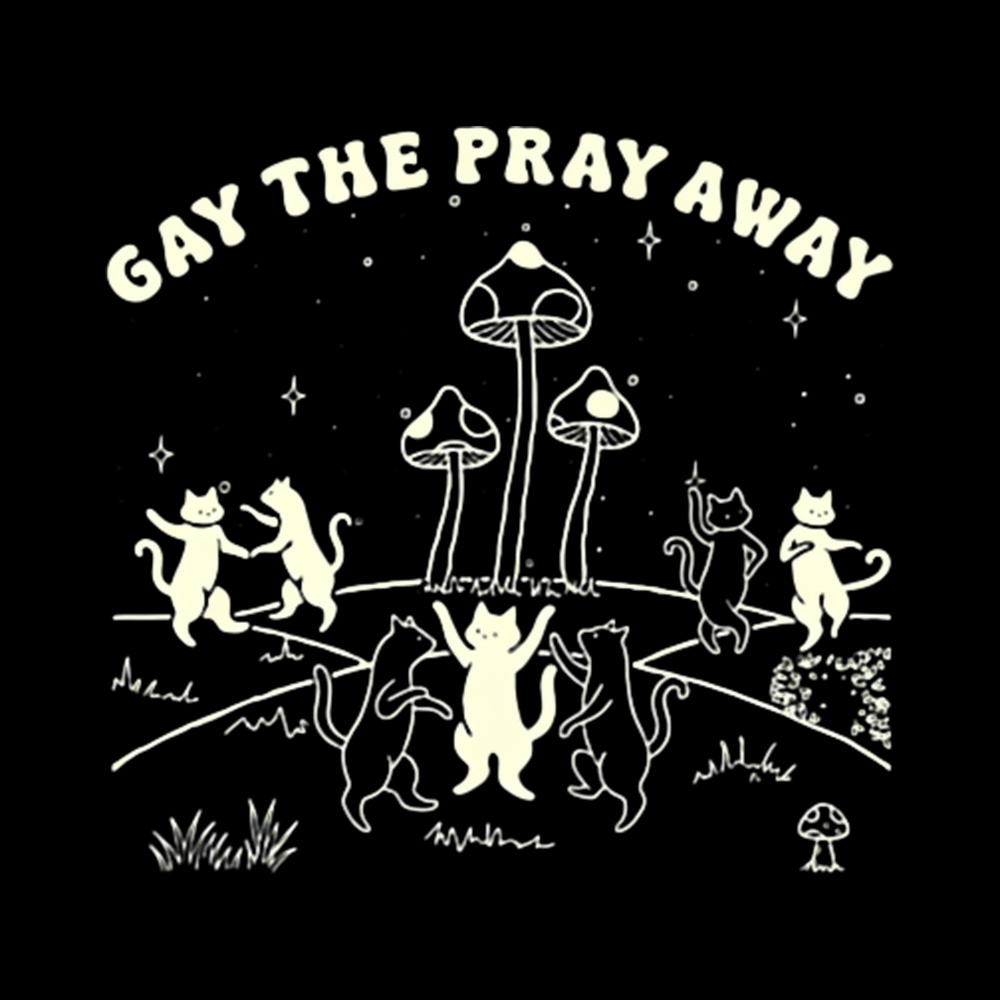 Gay The Pray Away Cropped T-Shirt