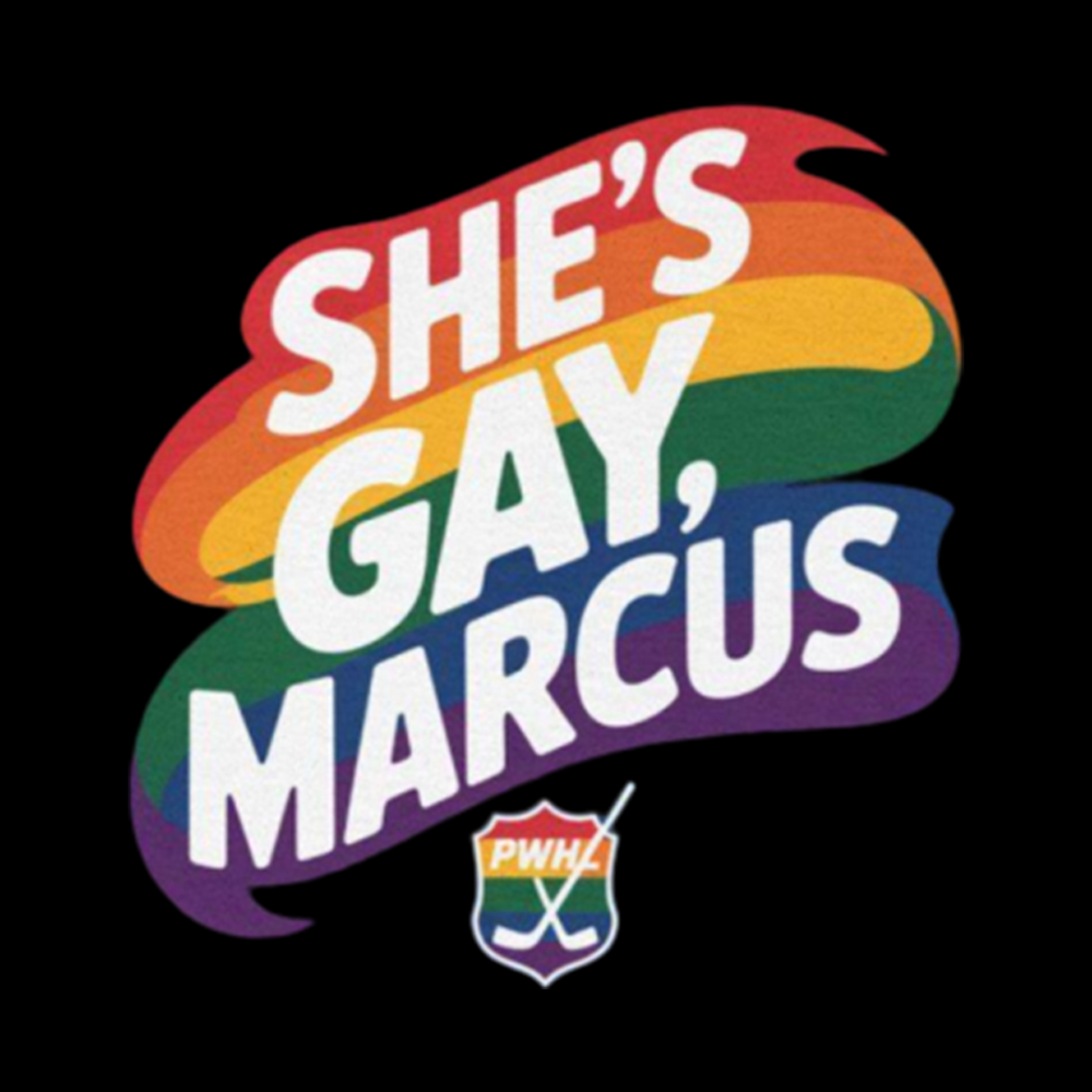 She's Gay Marcus Cropped T-Shirt