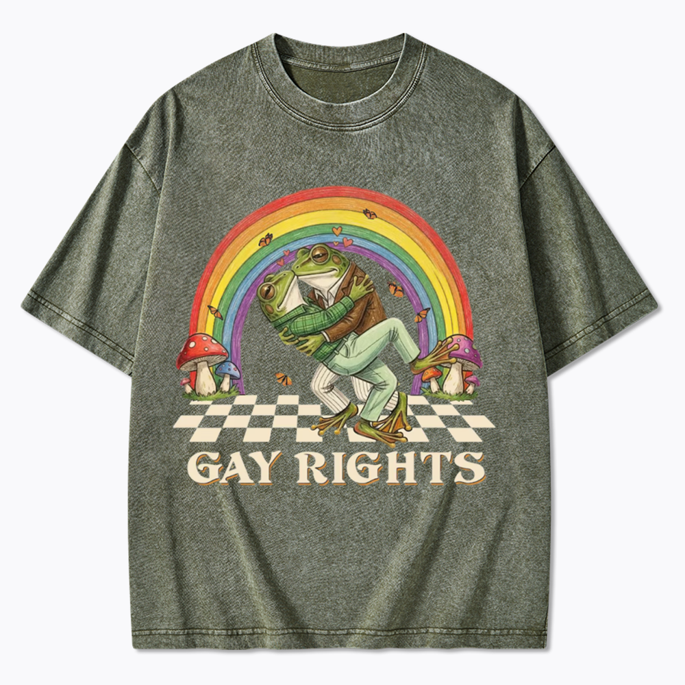 Pride Flag Washed T-Shirt