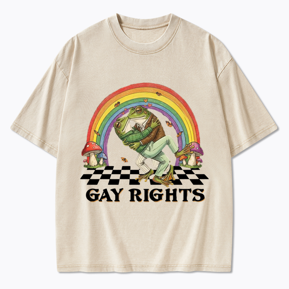 Pride Flag Washed T-Shirt