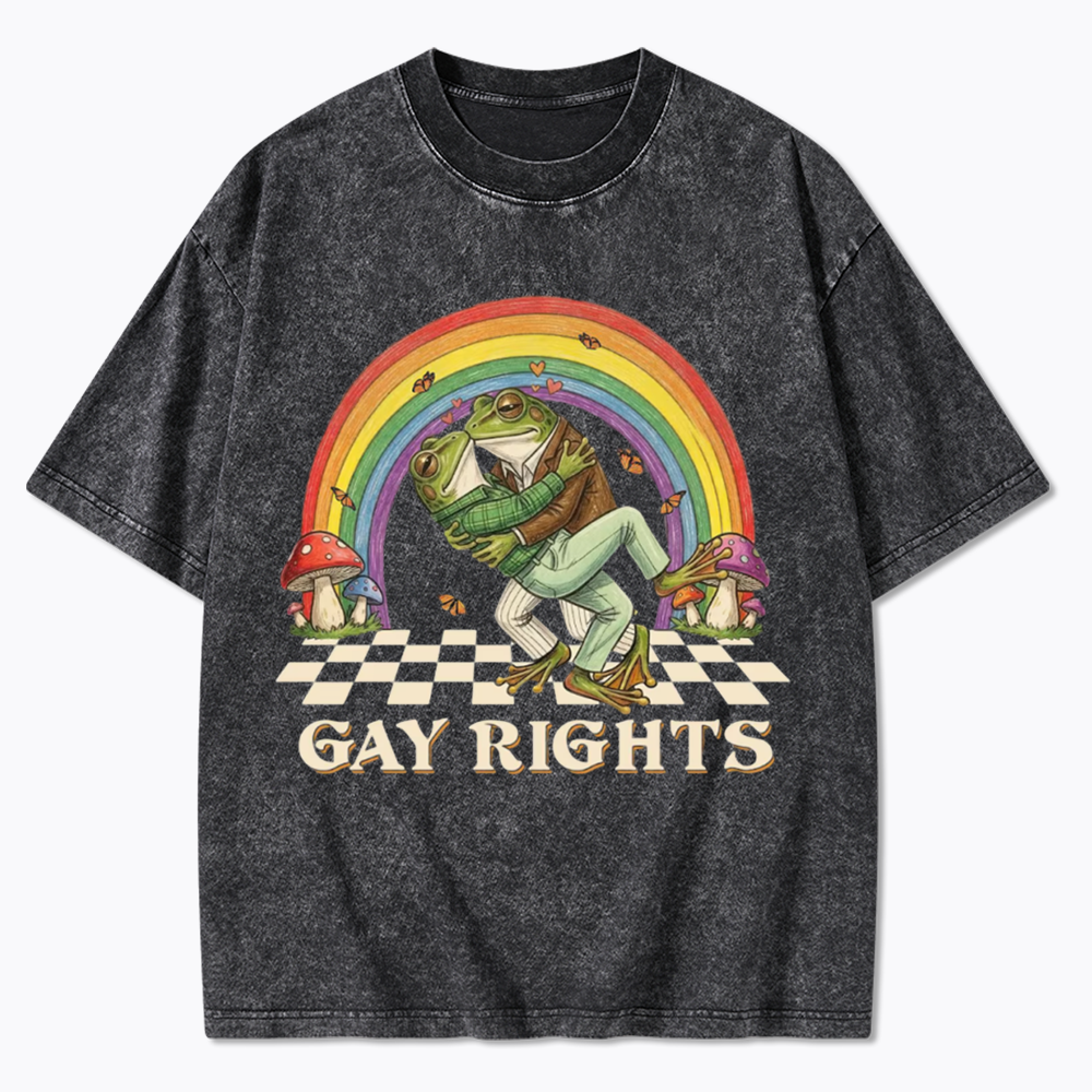 Pride Flag Washed T-Shirt