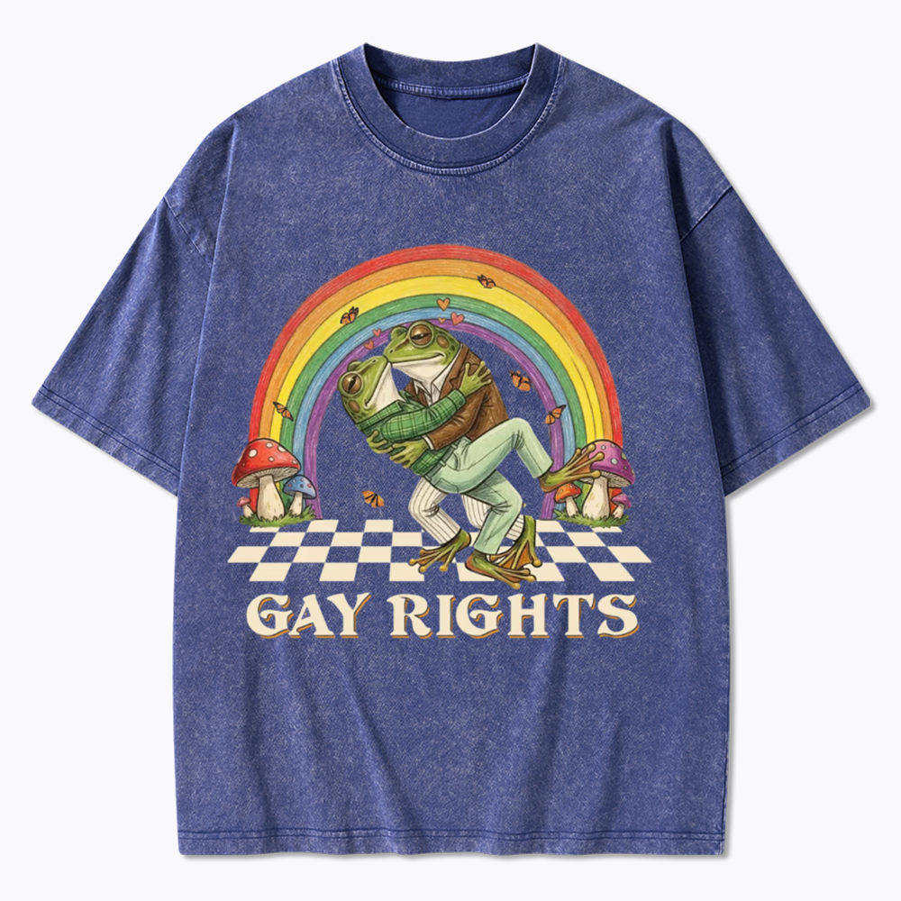 Pride Flag Washed T-Shirt