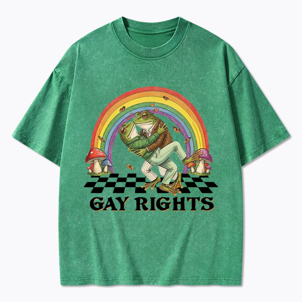 Pride Flag Washed T-Shirt