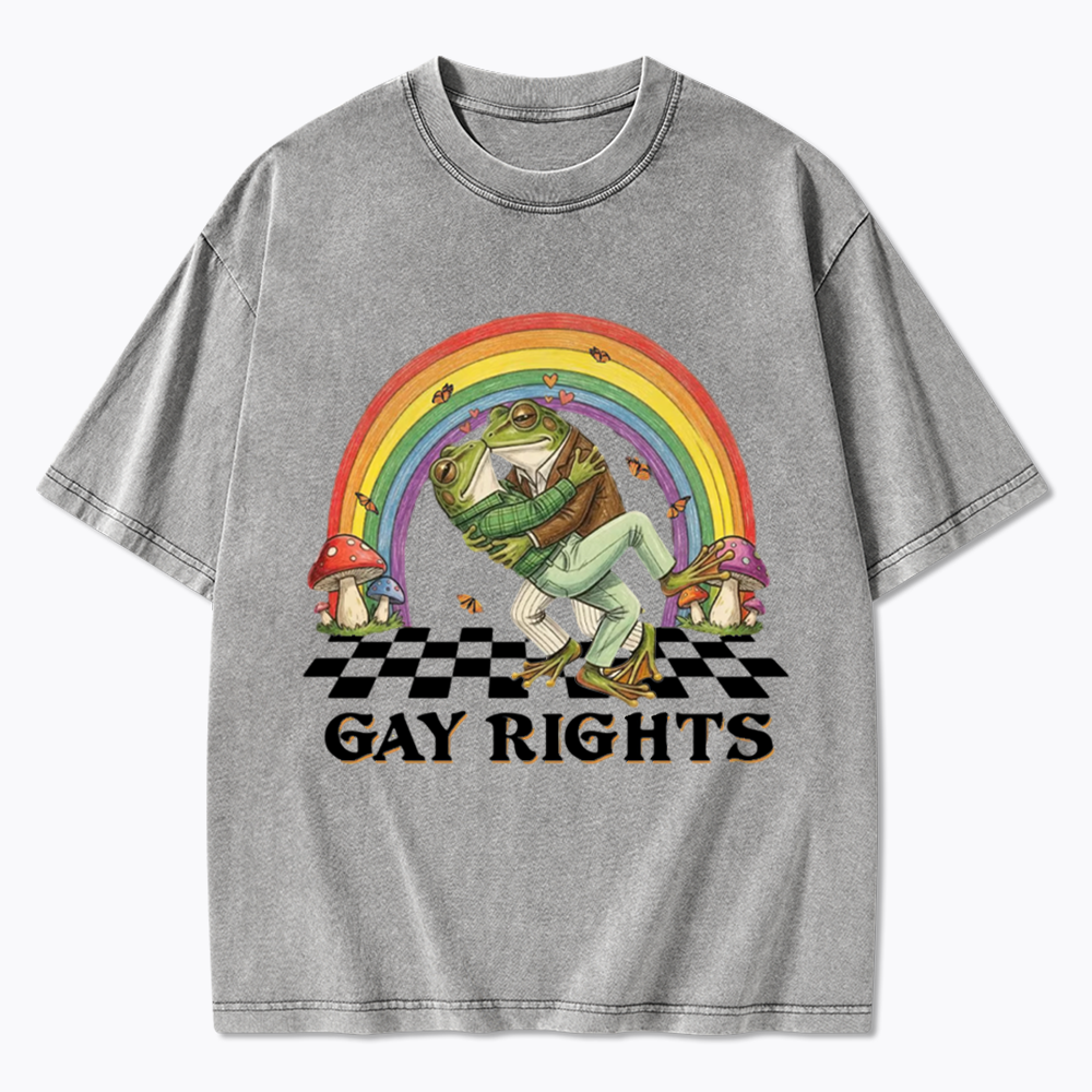 Pride Flag Washed T-Shirt