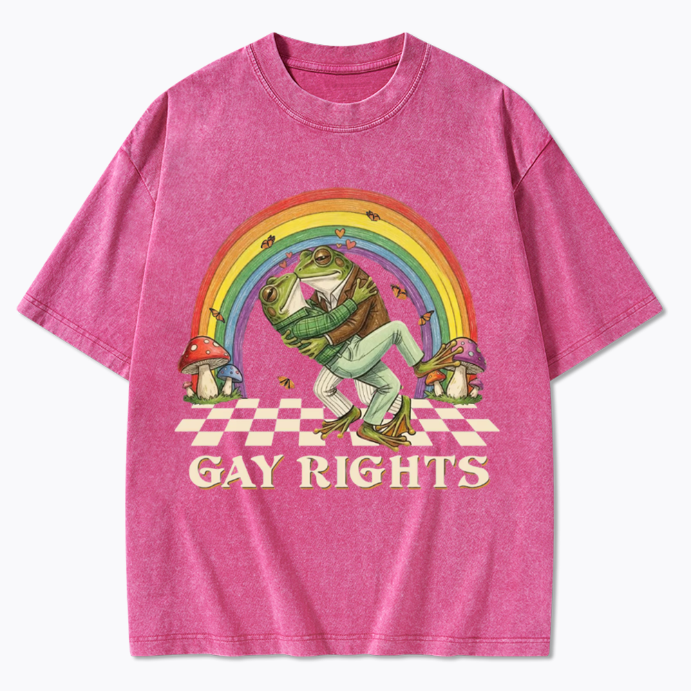 Pride Flag Washed T-Shirt