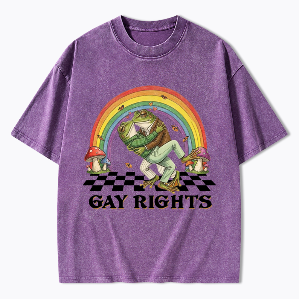 Pride Flag Washed T-Shirt