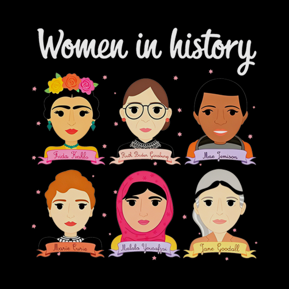Women In History Washed T-Shirt