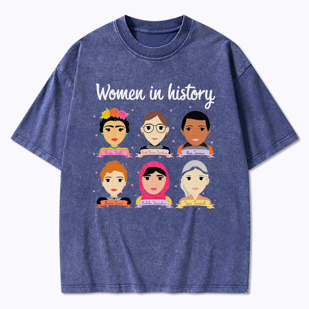 Women In History Washed T-Shirt
