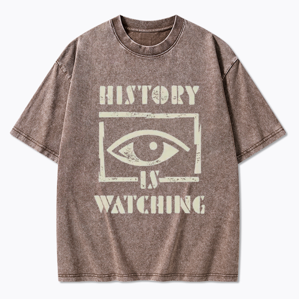 History Is Watching Protest Washed T-Shirt