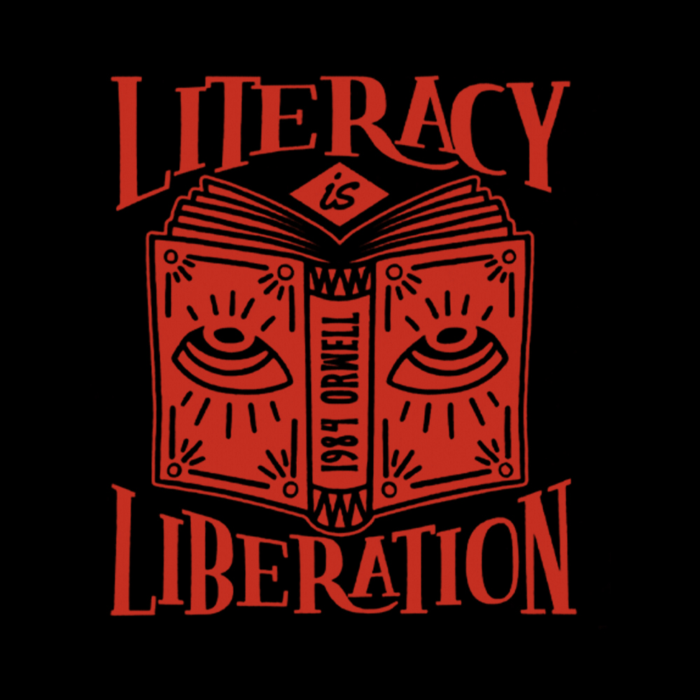 Literacy is Liberation Washed T-Shirt