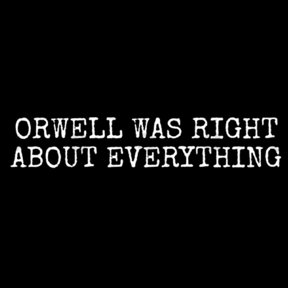 Orwell Was Right About Everything Washed T-Shirt