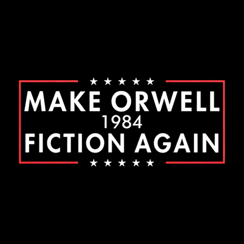 Make Orwell Fiction Again Washed T-Shirt