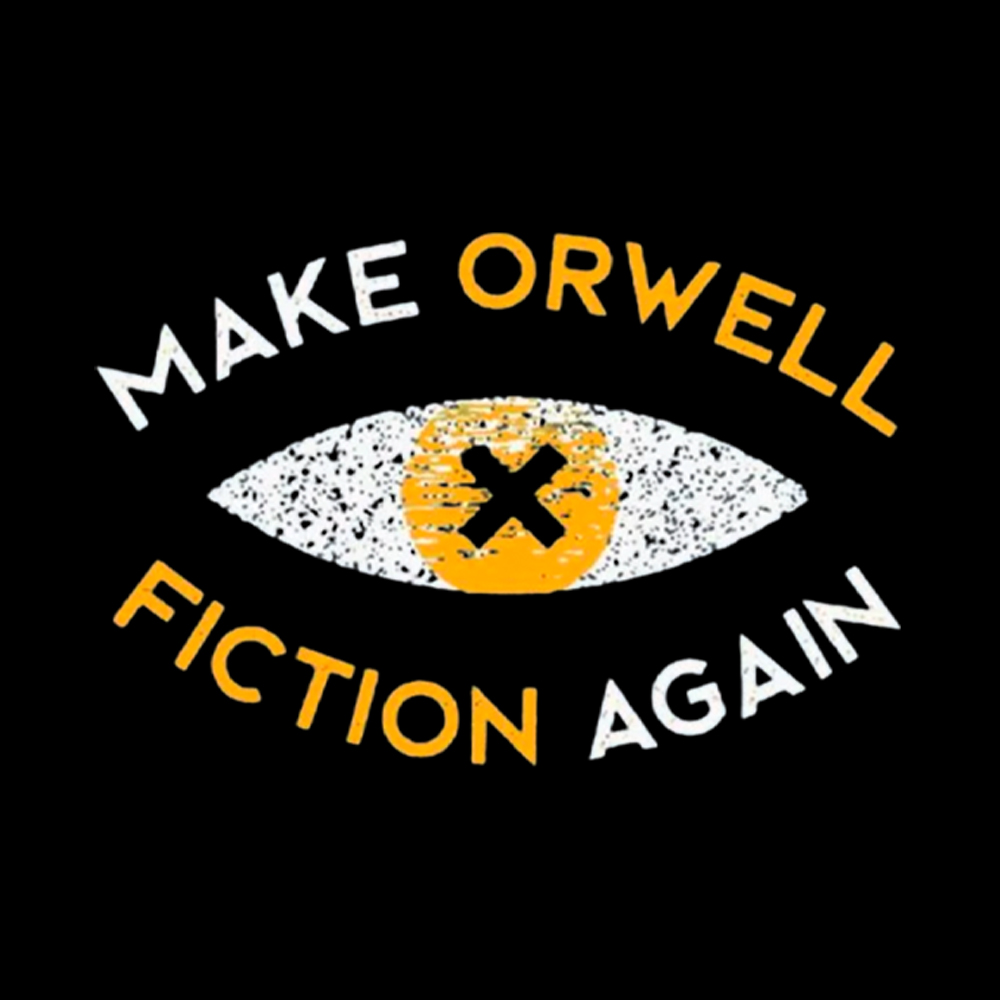 Make Orwell Fiction Again Washed T-Shirt