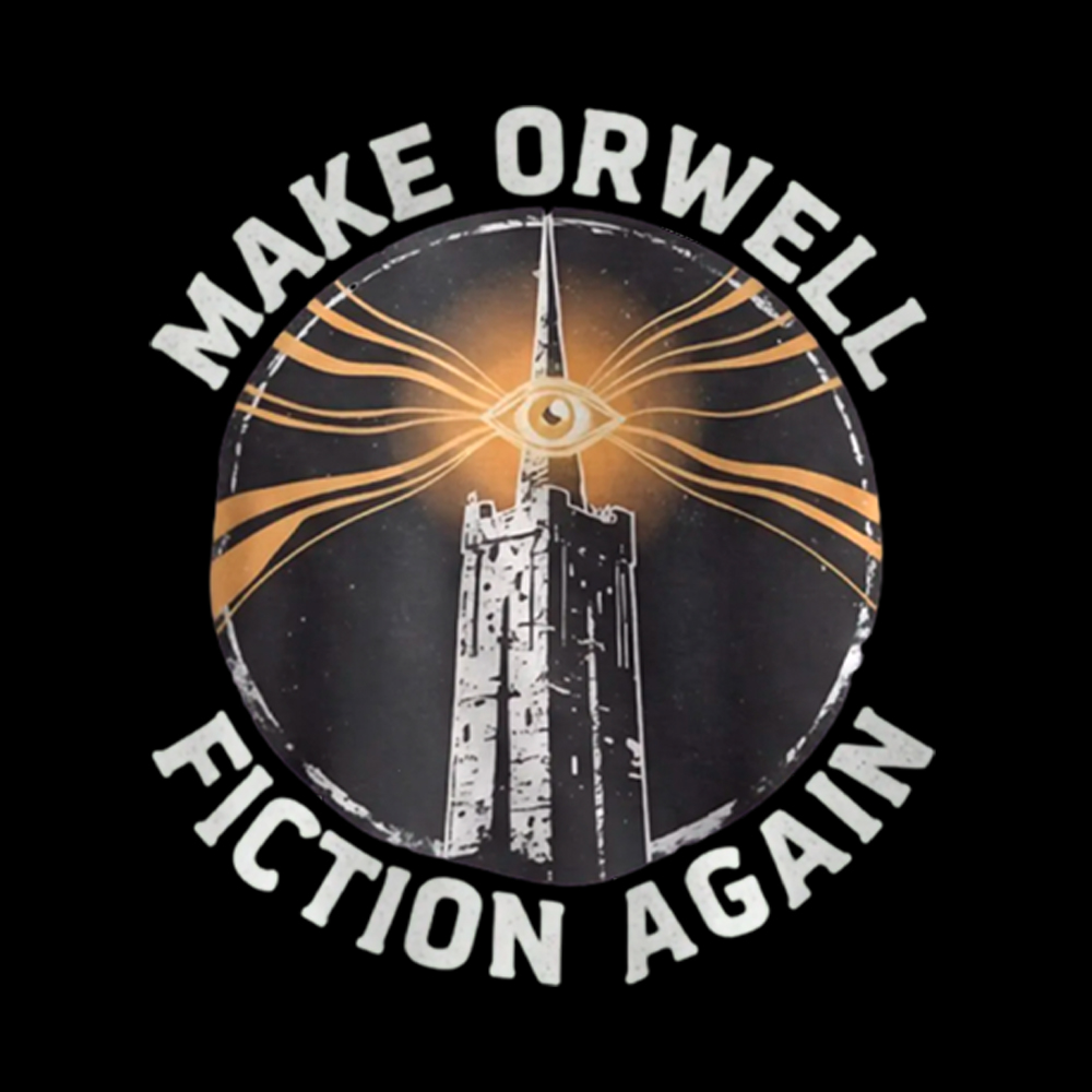 Make Orwell Fiction Again Washed T-Shirt