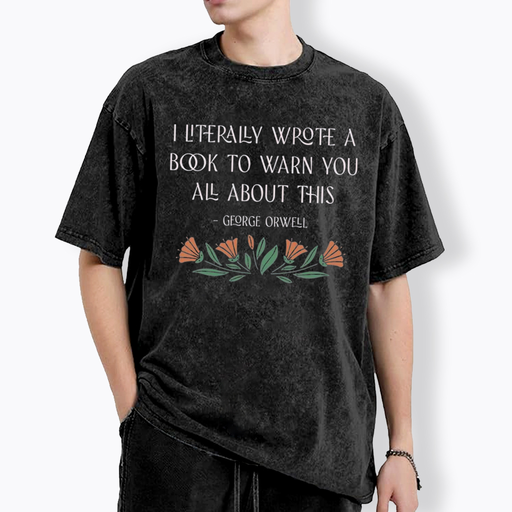 I Literally Wrote A Book About This Washed T-Shirt
