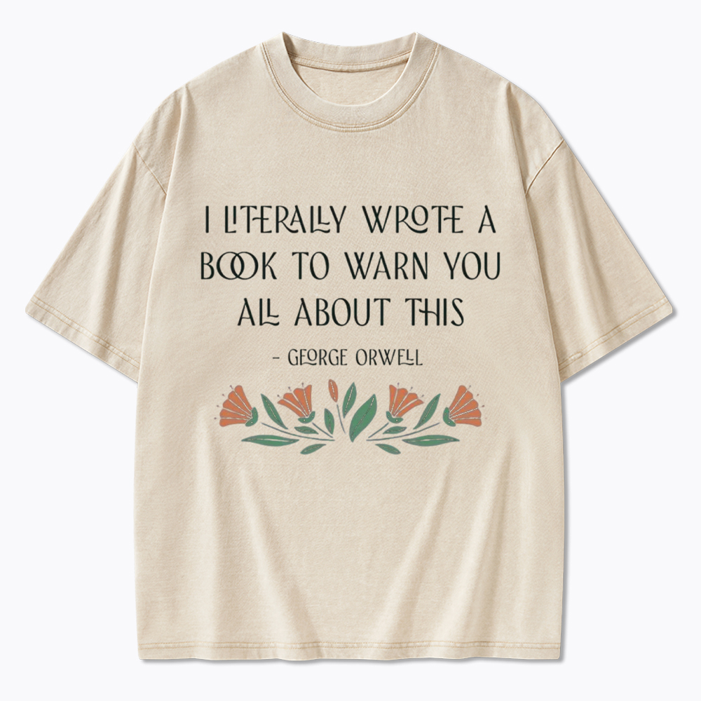 I Literally Wrote A Book About This Washed T-Shirt